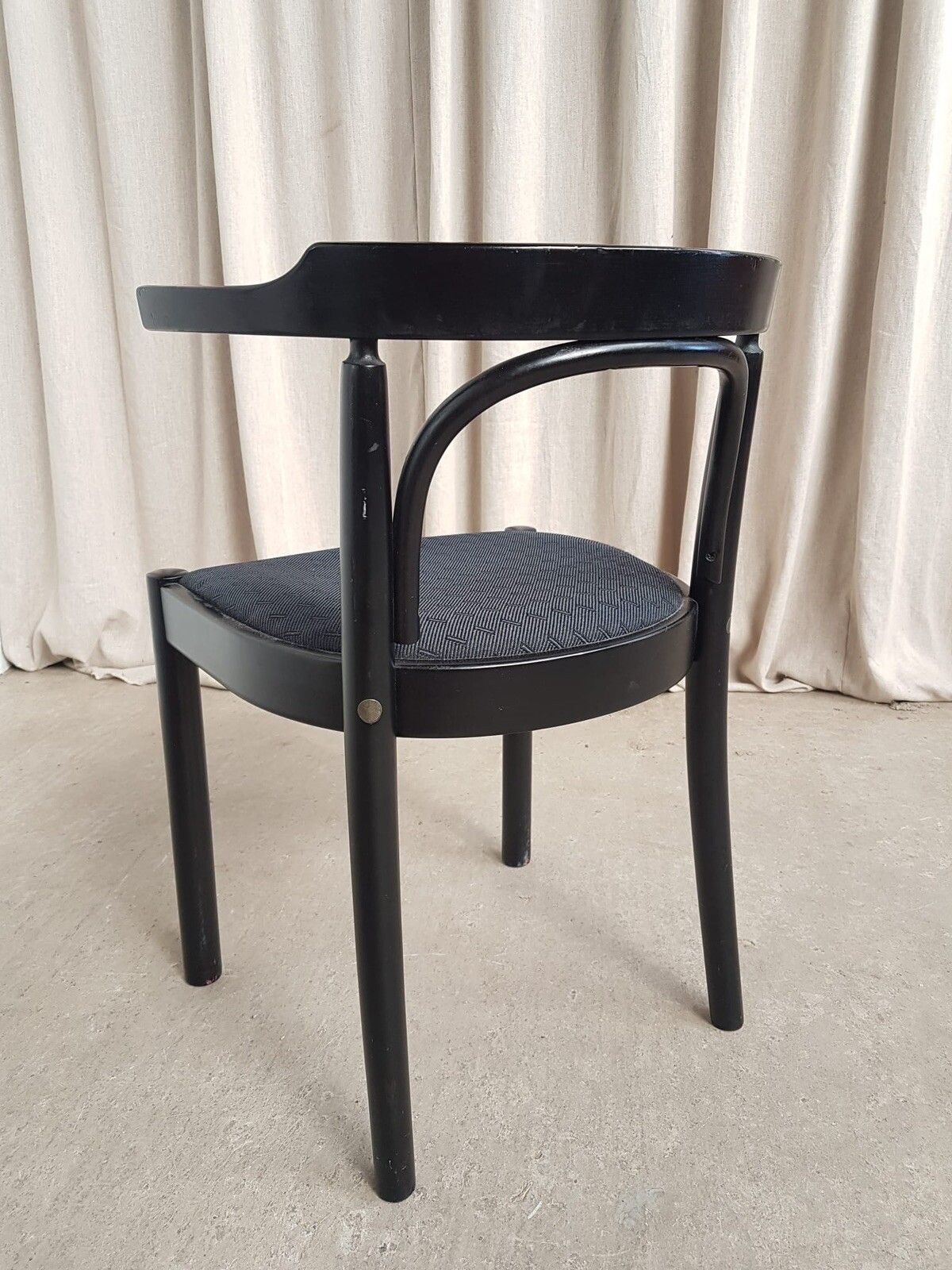 Vtg Late Mid Century Thonet Style Armchair Side Occasional Desk Chair Retro R279 photo 175.0