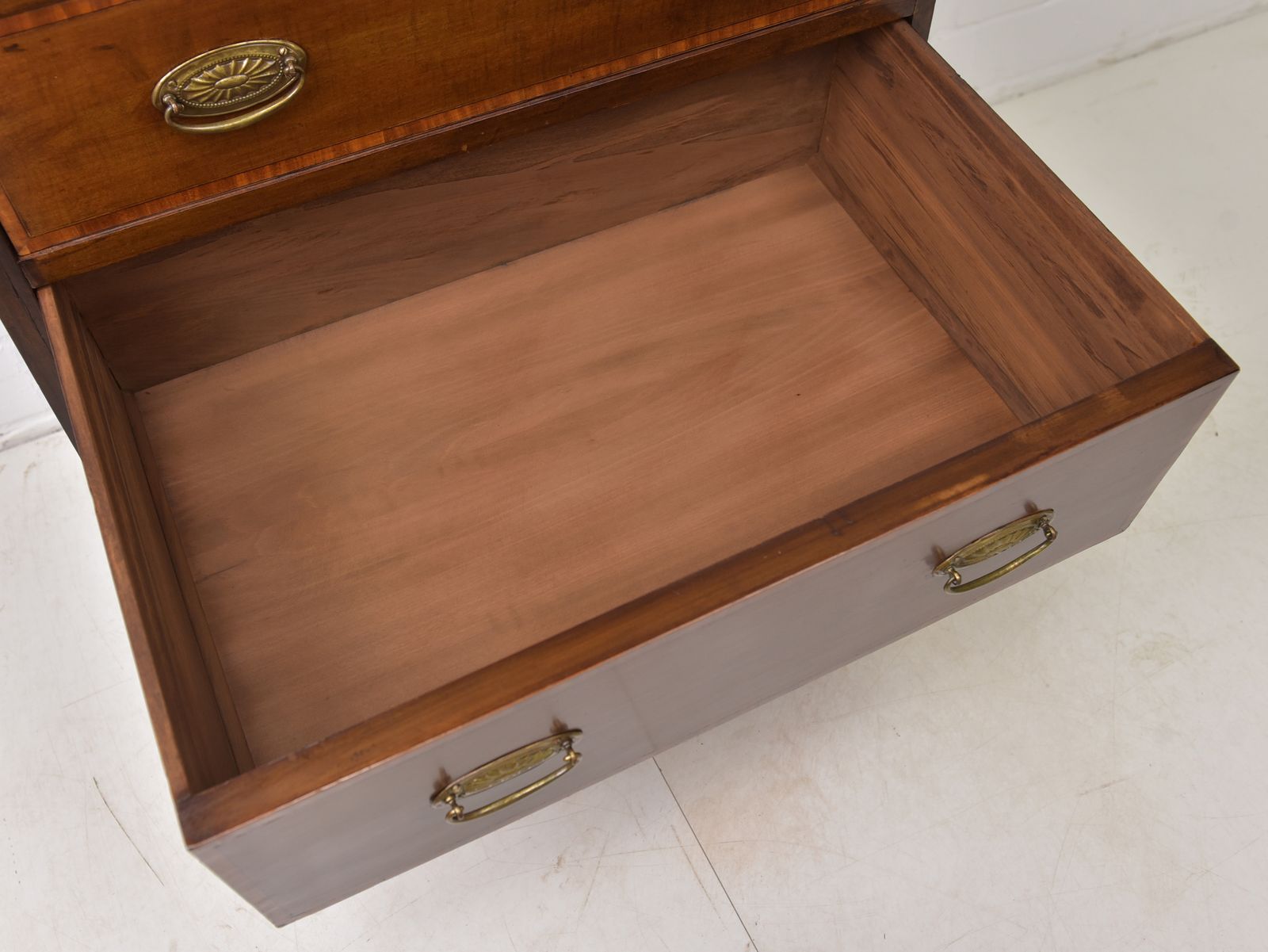 Antique! Narrow Mahogany Cabinet, Restored, England, Circa 1900. Small Vertiko. photo buy