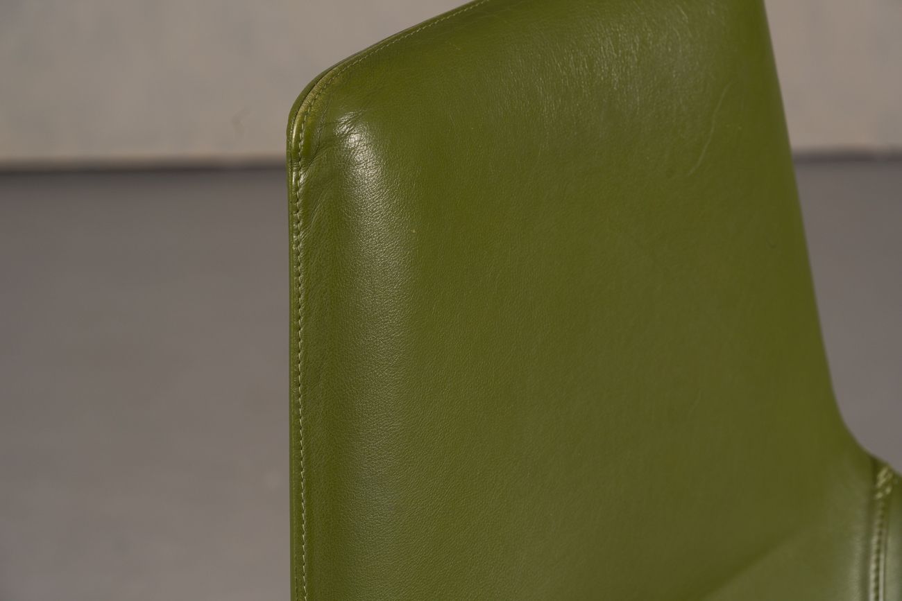Furniture Leather Aston Office Chair By Arper, Italy 2000’s photo