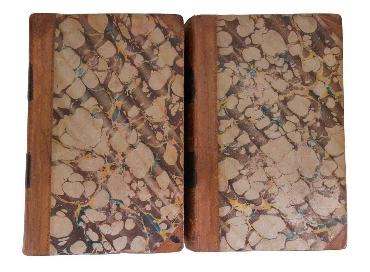 1838 Elizabethan History: Queen Elizabeth And Her Times, Series Of Letters, Half Leather, Georgian photo for sale