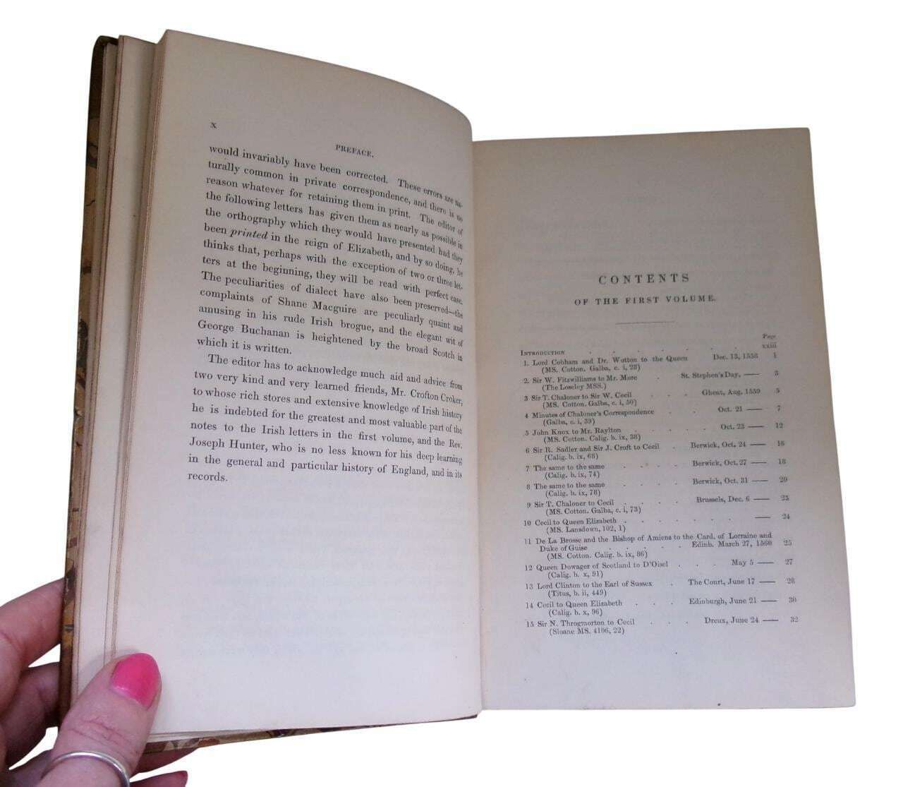1838 Elizabethan History: Queen Elizabeth And Her Times, Series Of Letters, Half Leather, Georgian photo 130.0