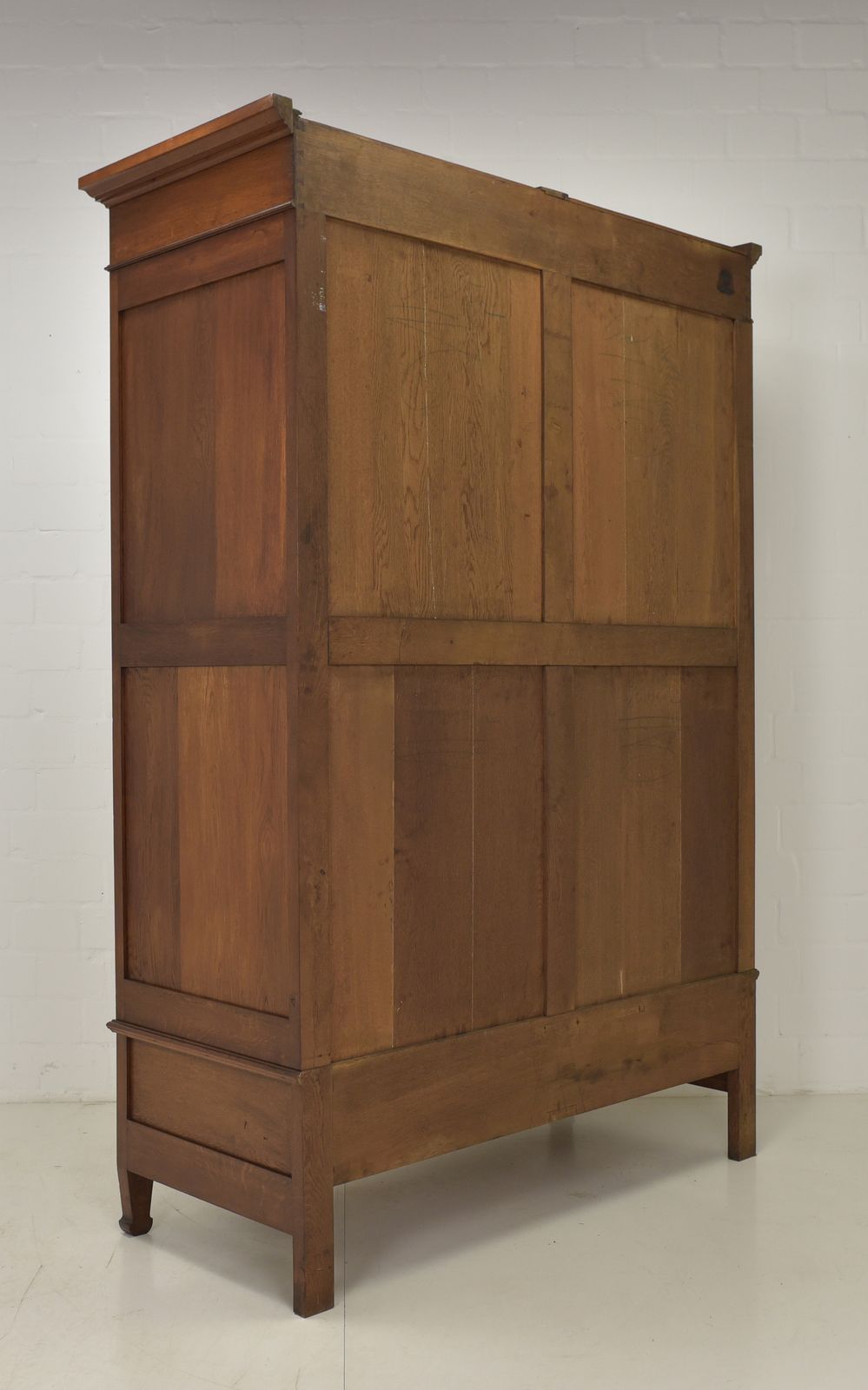 1544.0 Antique! Restored Art Nouveau Hallway Wardrobe, Circa 1920, Solid Oak. photo