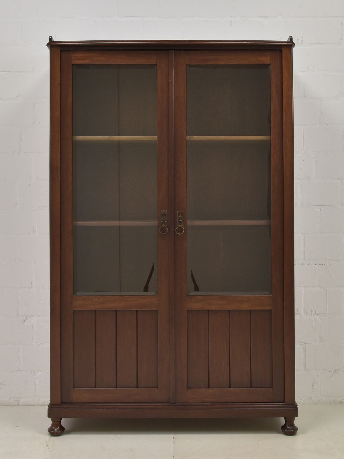 Antique! Restored Art Deco Art Nouveau Bookcase, Mahogany Display Cabinet photo furniture