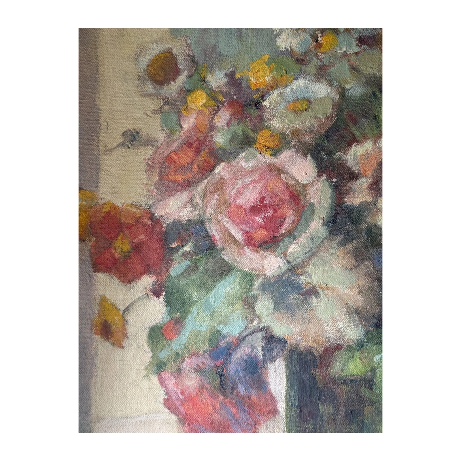 Flowers In A Green Vase photo buy