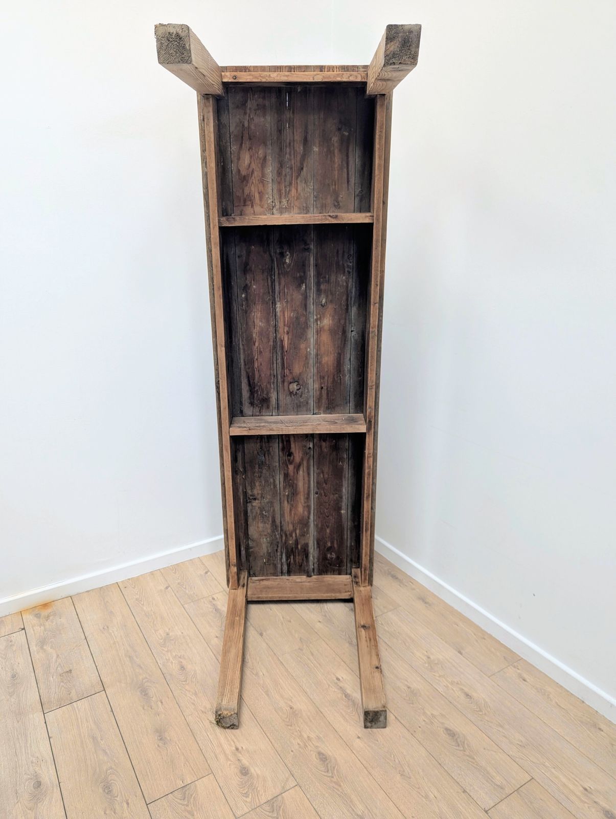 photo for sale Vintage Rustic Pine Refectory Table 5 Plank Top Delivery Available 0295