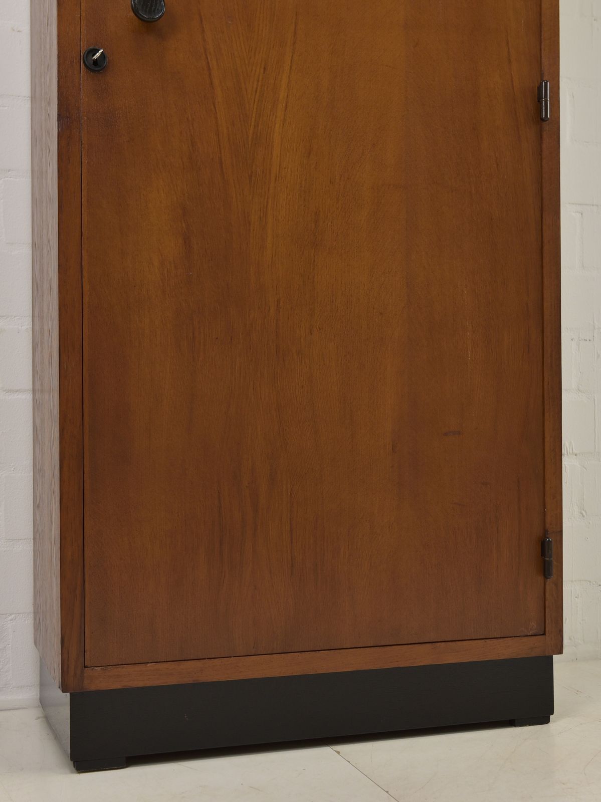 photo for sale Narrow Cabinet, Mid Century Art Deco Style, Circa 1960, Oak Filing Cabinet