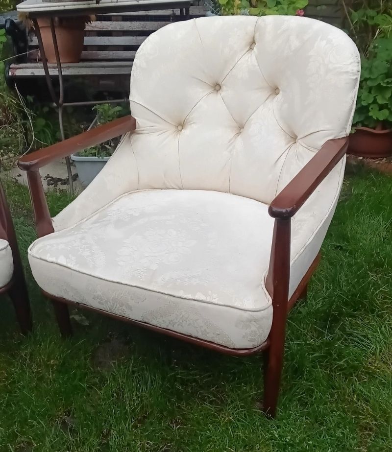 Reduced By £500 !! A Pair Of Edward Wormley Lounge Chairs By Dunbar Furnisher. photo for sale
