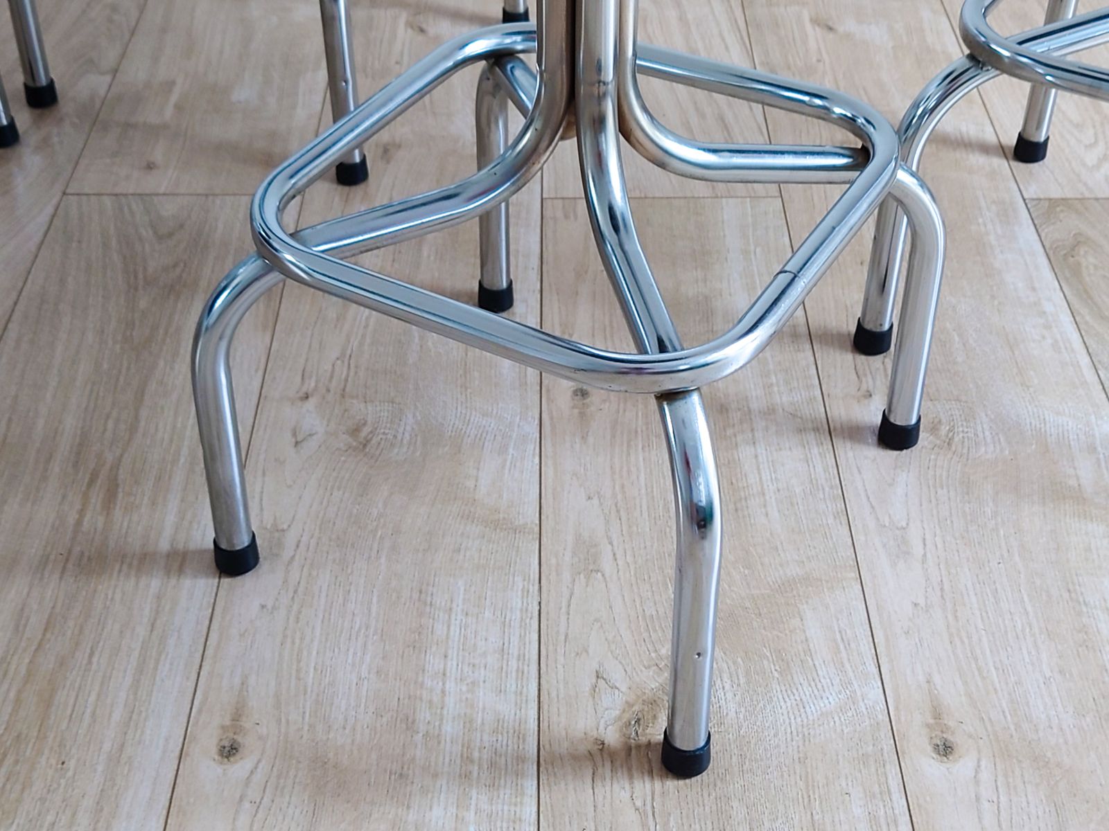 Mid Century Retro Chrome Bar Stools photo furniture
