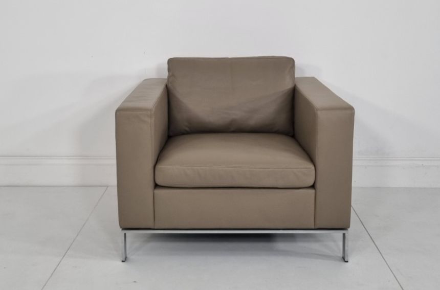 Walter Knoll 503 Armchair In Bamboo Leather Excellent Condition #10