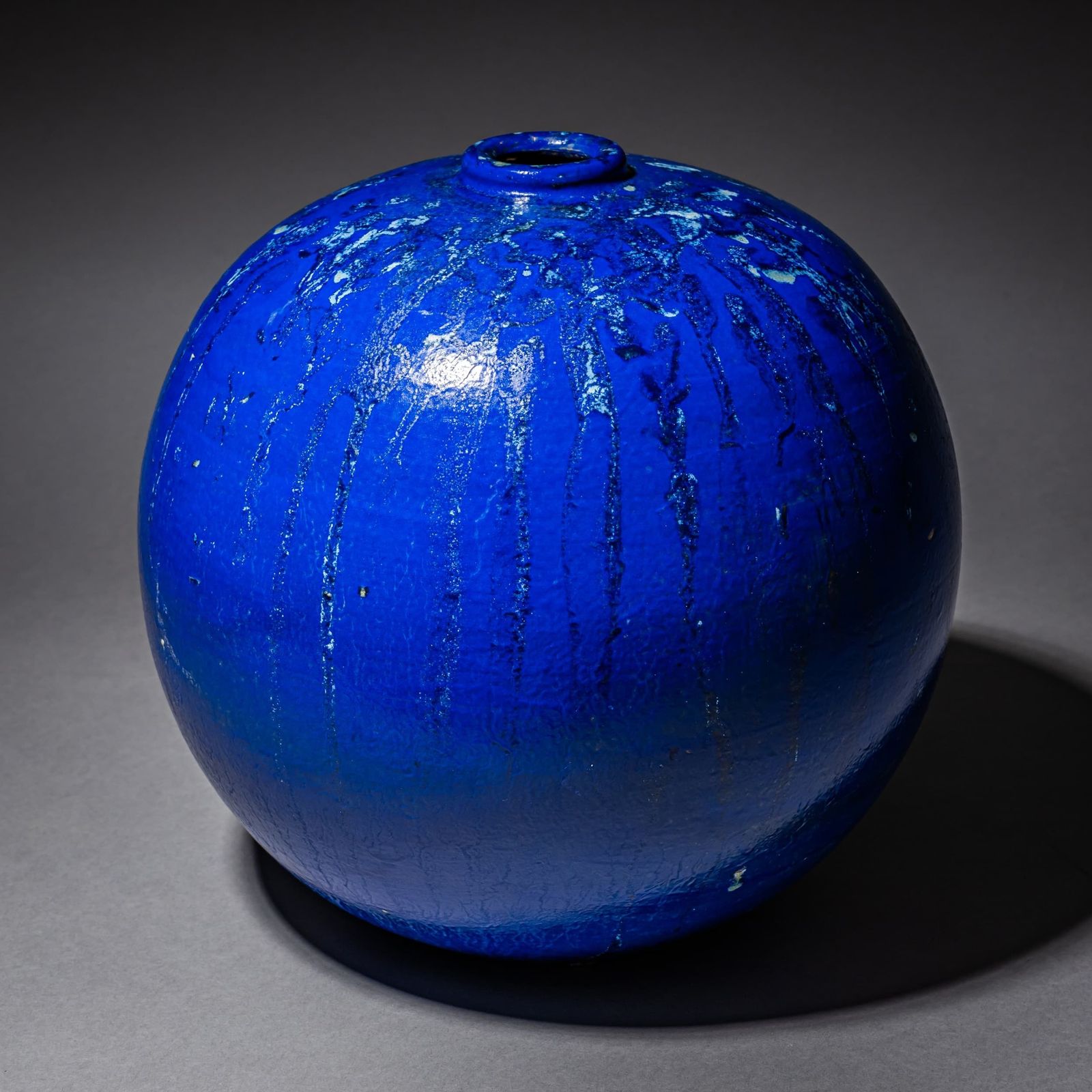 Cobalt Vase By Jackie Crapanzano Arte, Italy, 21st Century photo Home Decor