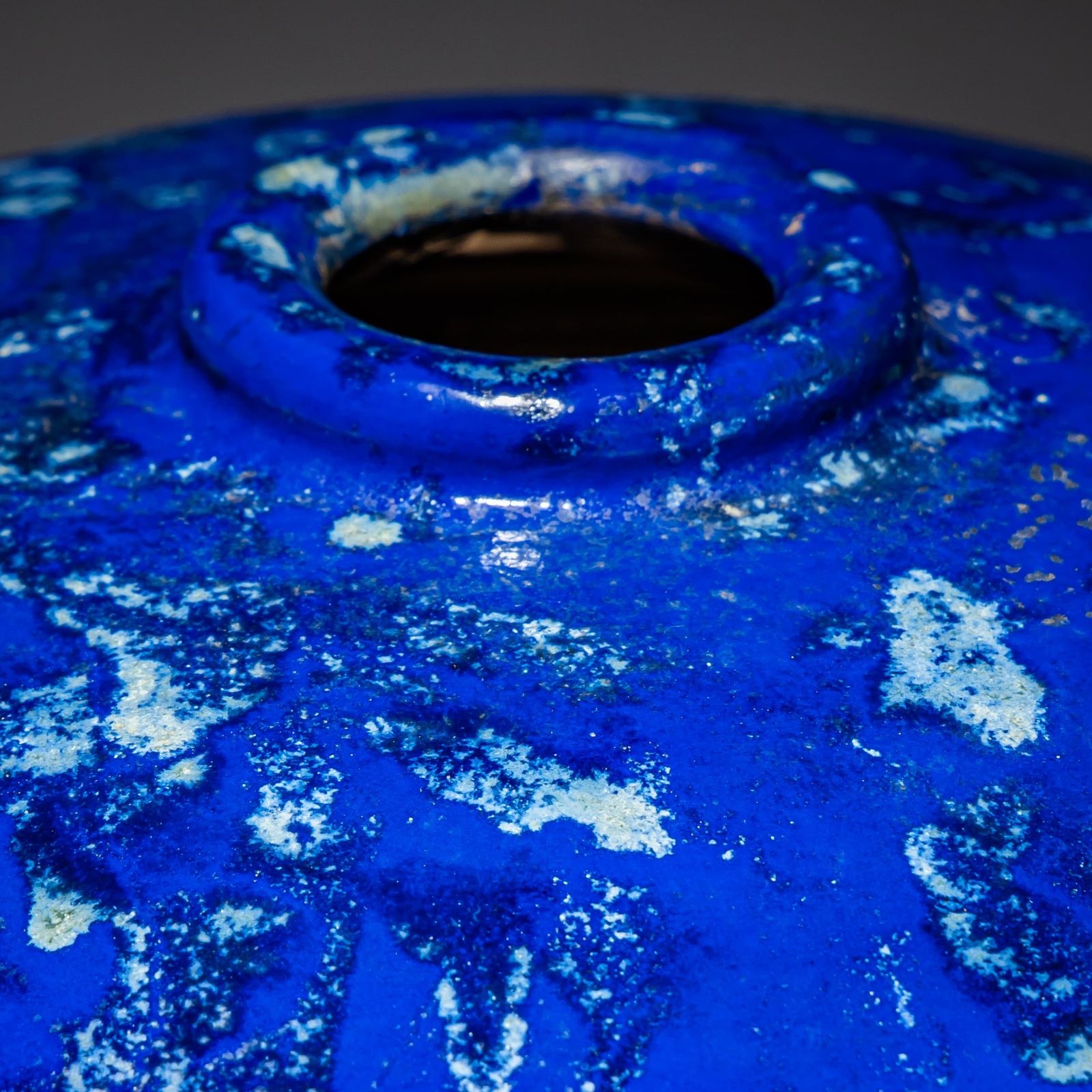 Cobalt Vase By Jackie Crapanzano Arte, Italy, 21st Century photo 670.0