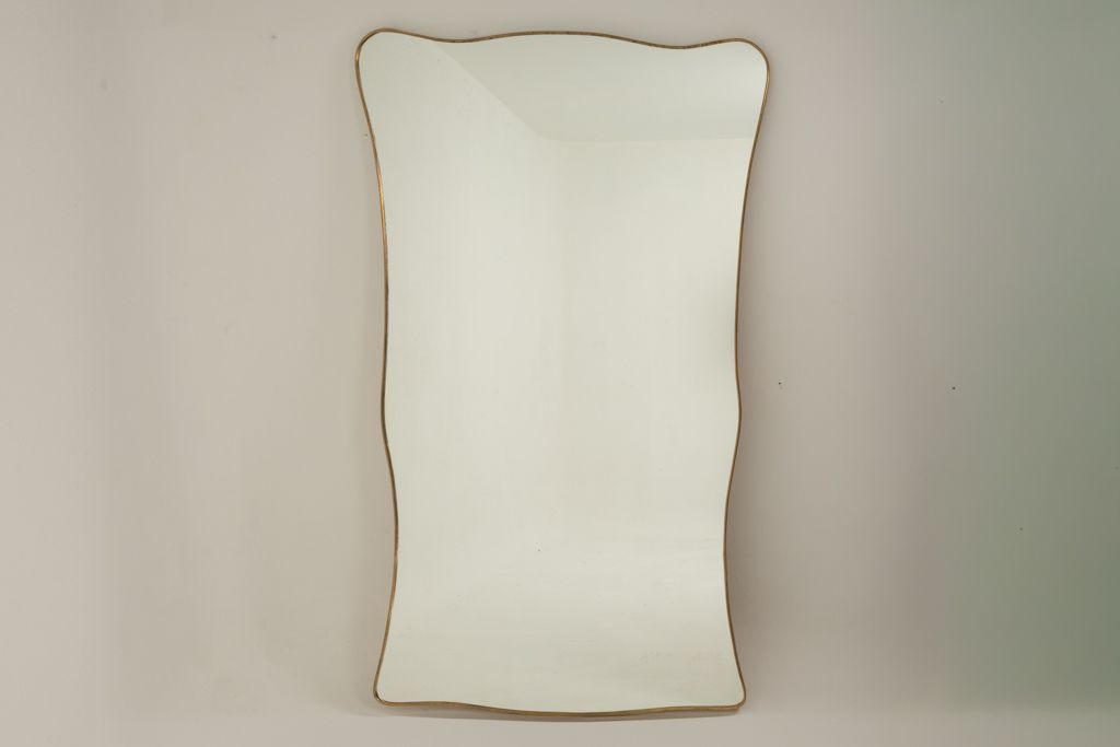 Pair Of Mirrors In The Style Of Gio Ponti. Realized In The 1980s. photo furniture
