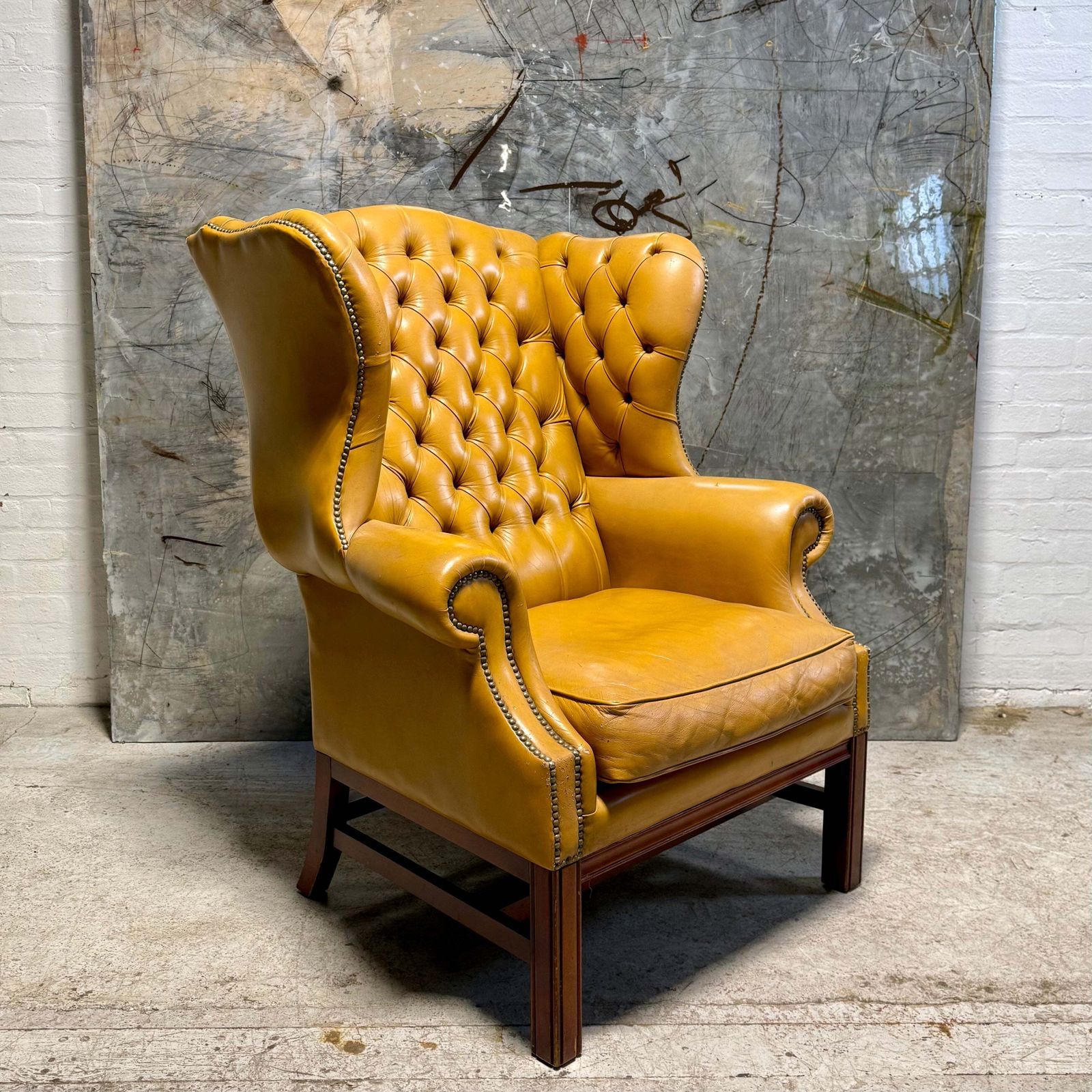 A Huge Gentleman’s Wing Back Chair At 100cm Wide photo Furniture