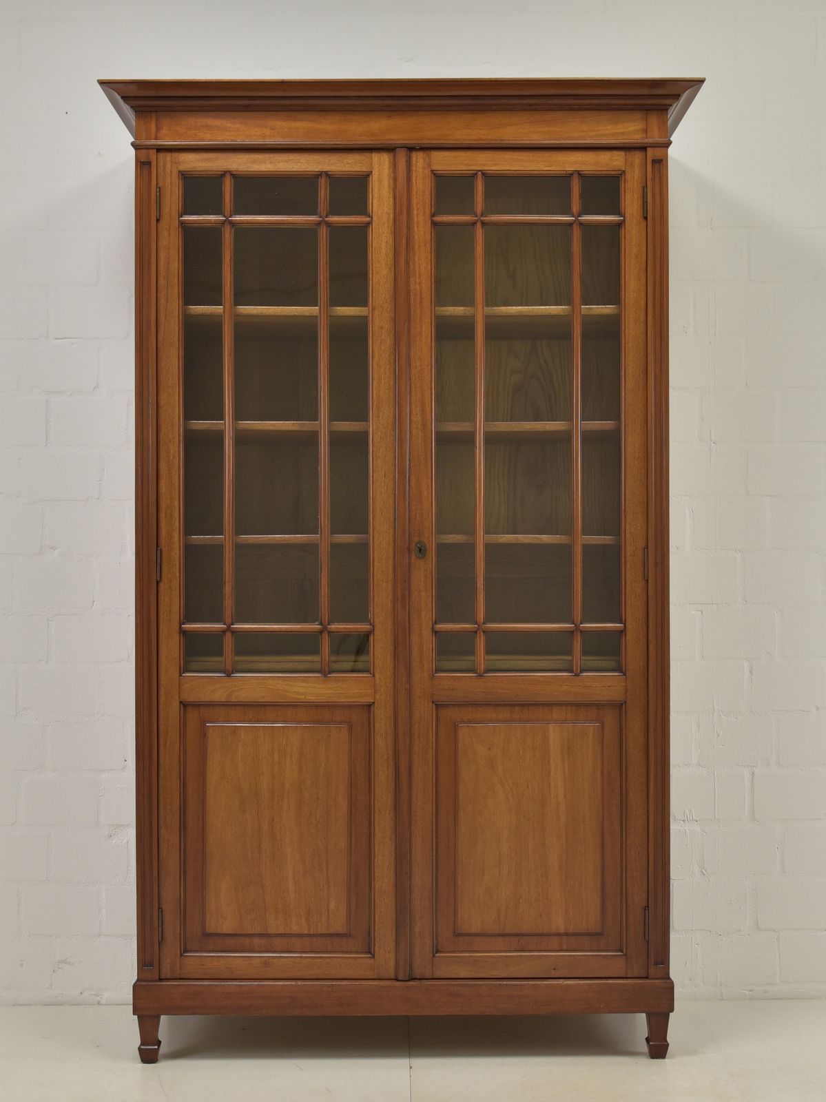 Antique! Restored Art Nouveau/Art Deco Mahogany Bookcase/Display Cabinet photo furniture