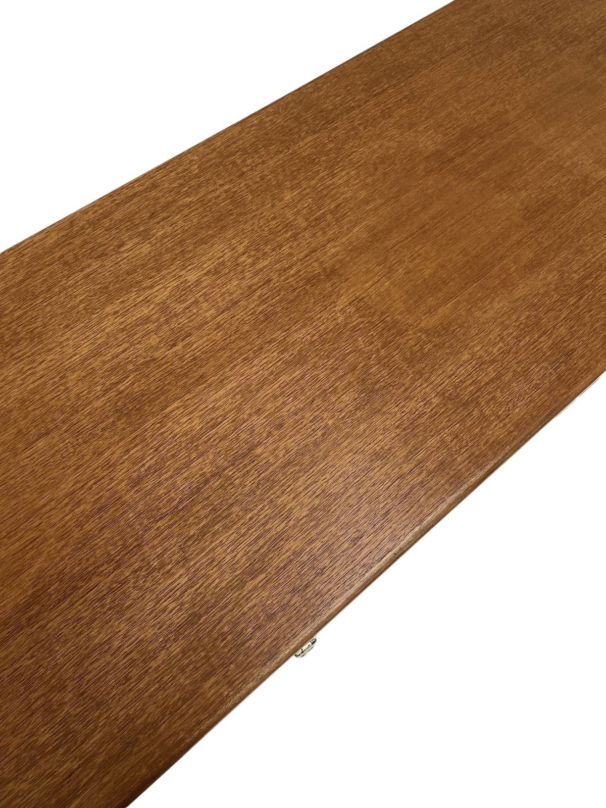 British Younger Teak And Hessian Long Sideboard Credenza Mid Century 1960s photo vintage