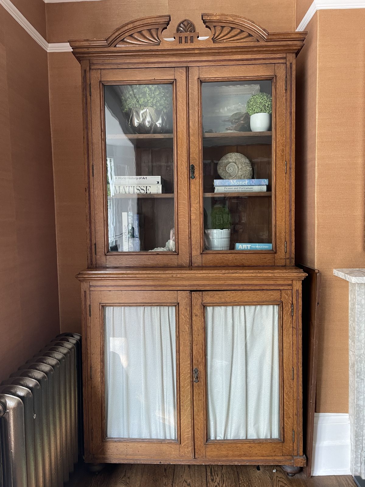Furniture Country House Golden Oak Bookcase photo