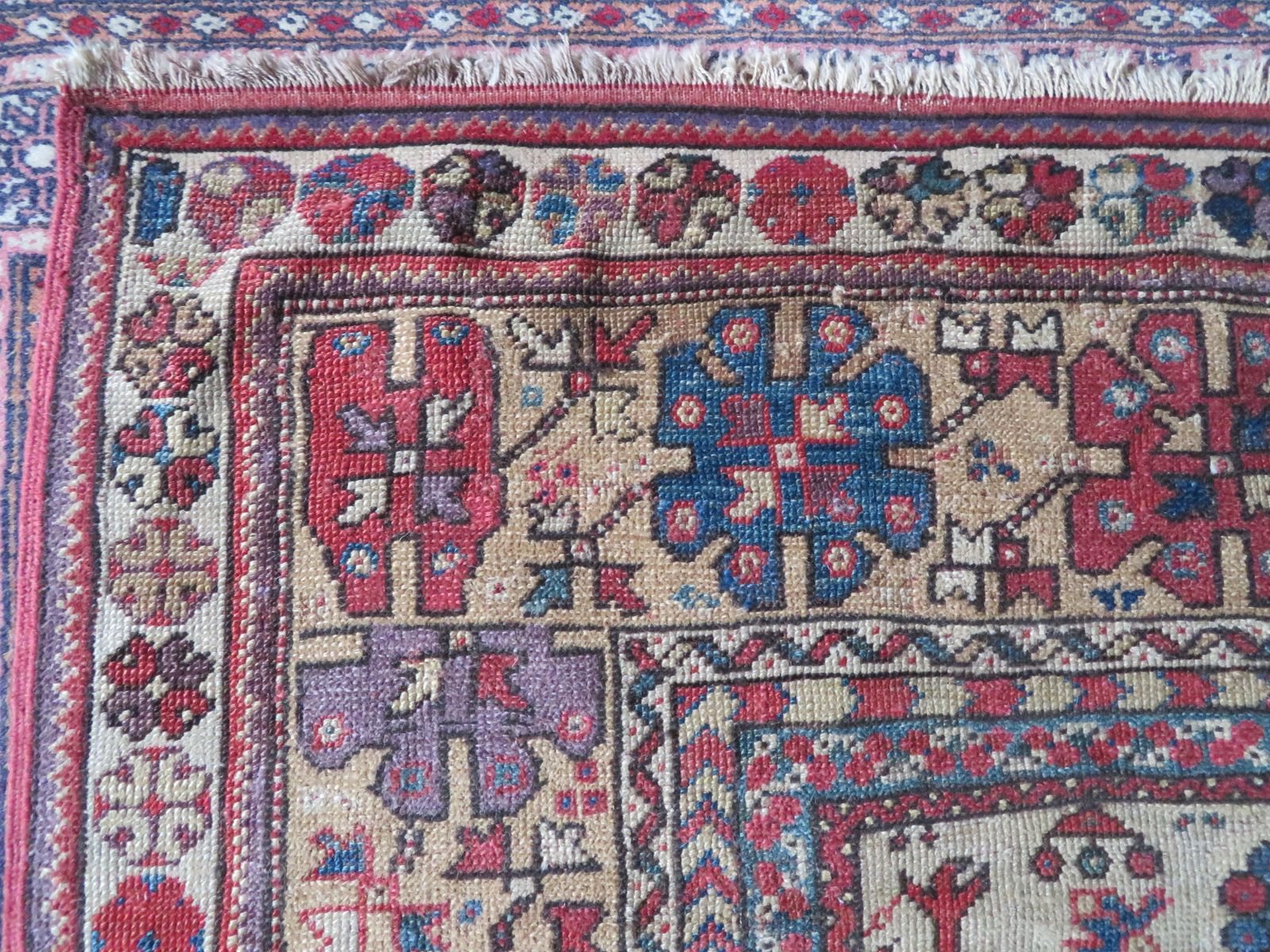 Antique Turkish Milas Melas Prayer Rug.Circa 1860. 162cm X 120cm. photo vinterior