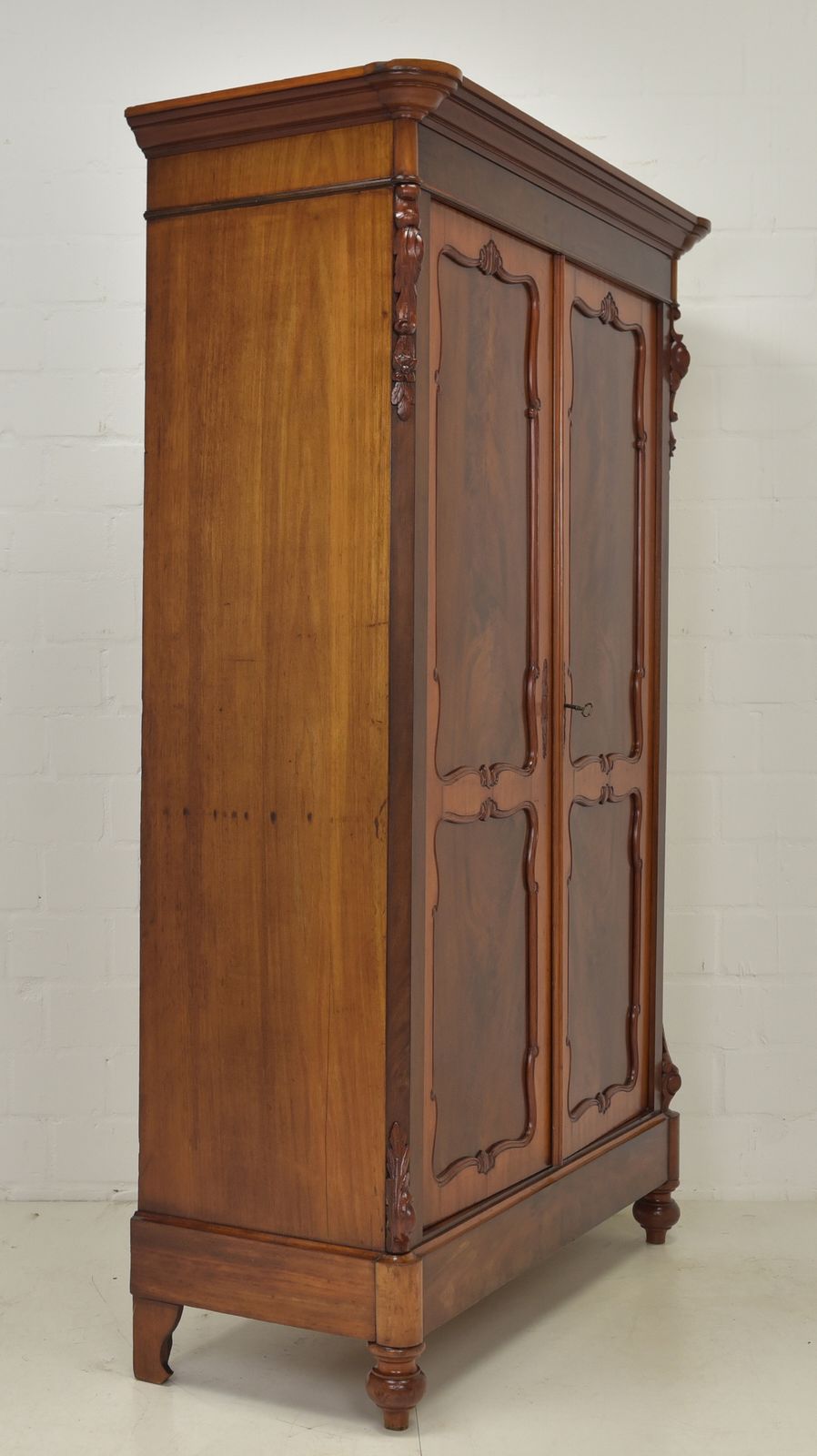 Furniture Antique! Restored Mahogany Louis Philippe Shelving Unit. photo