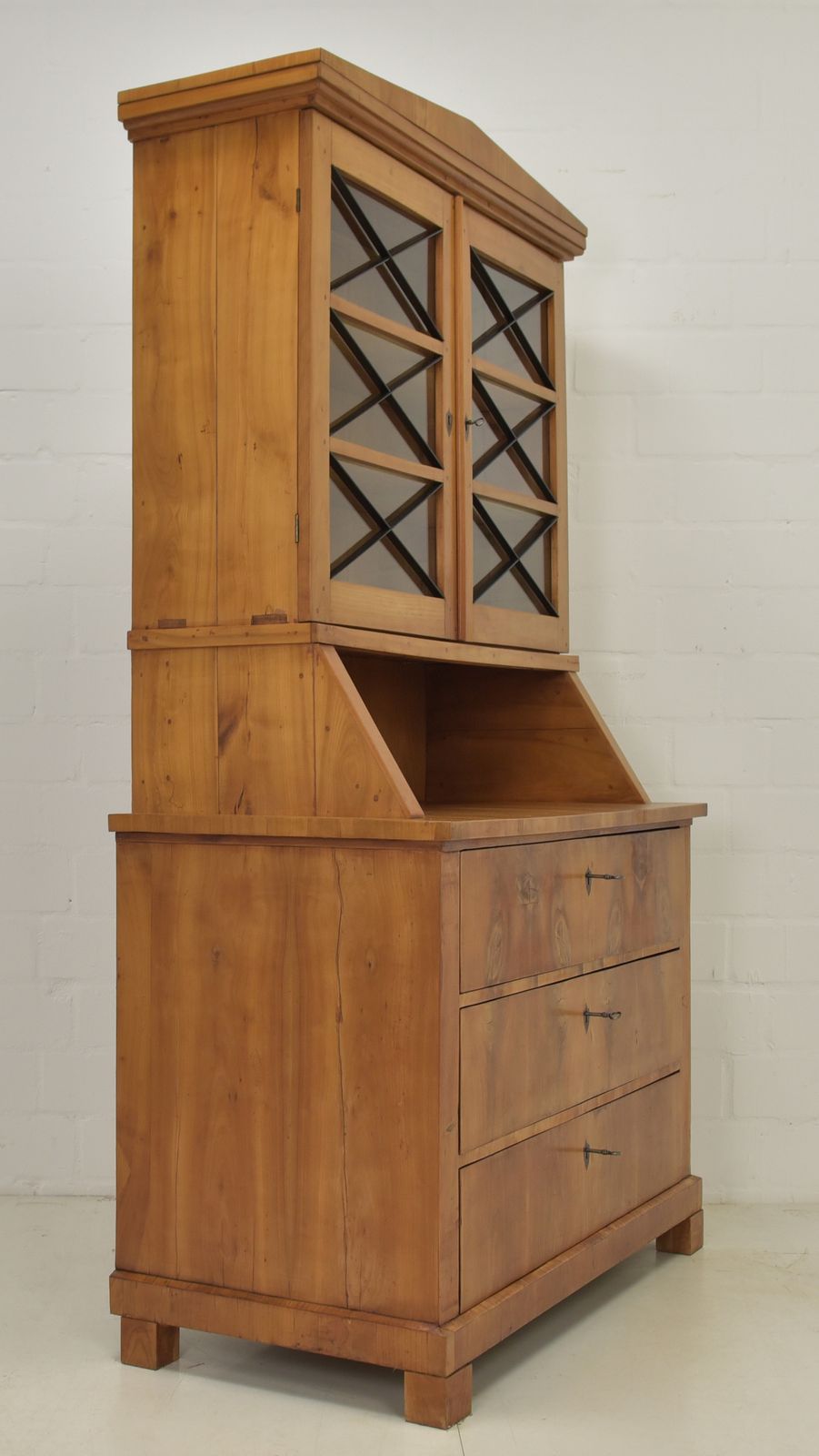 Furniture Antique! Small Buffet Cabinet, Restored, Cherrywood, Biedermeier Style, Circa 1920 photo