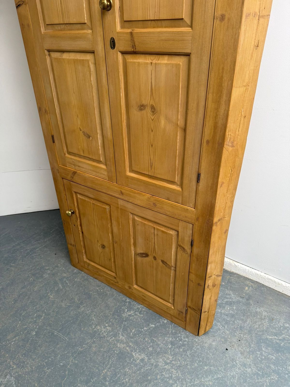 A Fantastic Georgian Pine Tall  1 Piece Drinks Cabinet photo Furniture