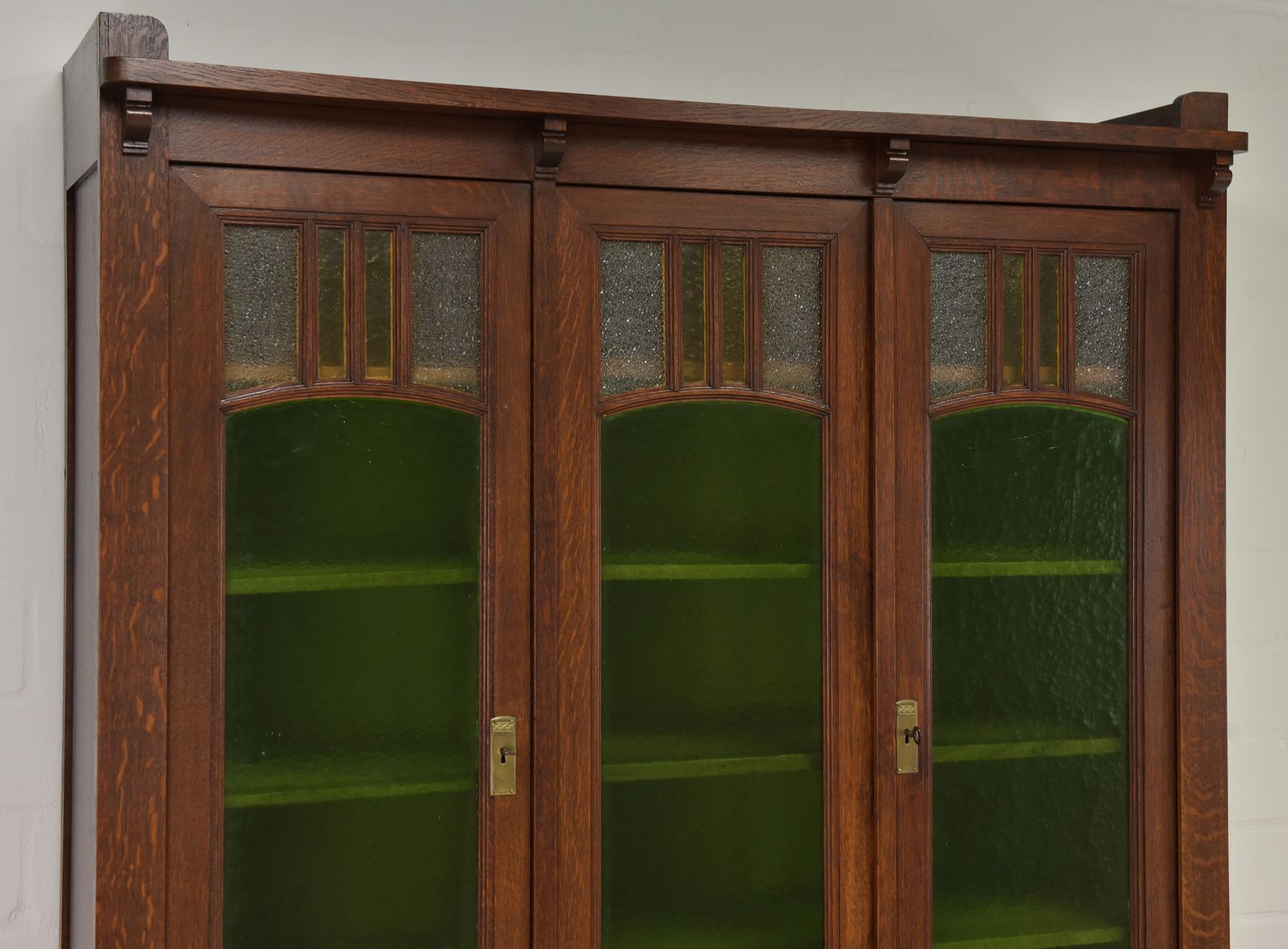 Antique! Restored Art Nouveau/Art Deco Oak Buffet Cabinet/Display Cabinet photo vintage