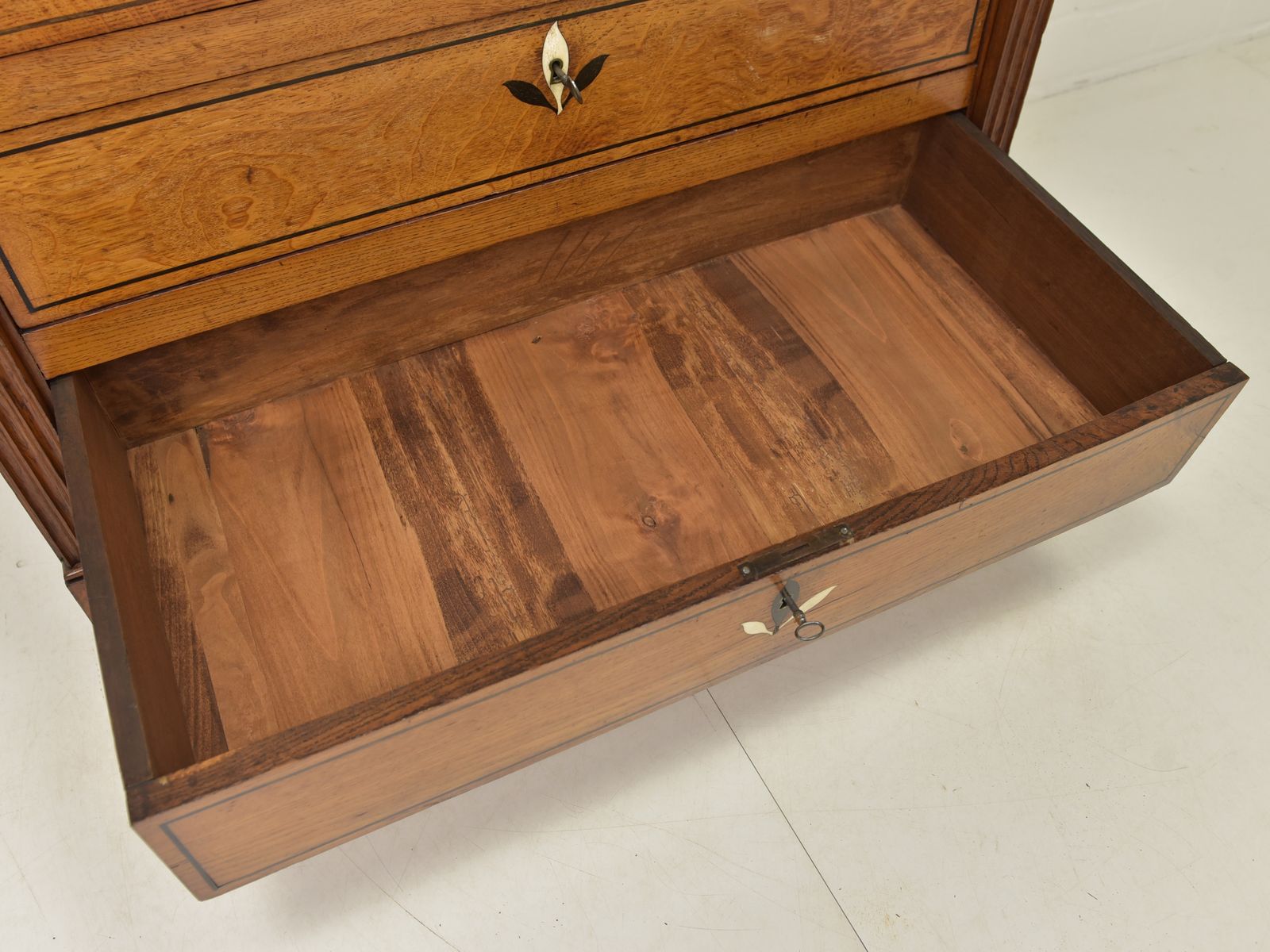 Antique! Restored Biedermeier Empire Chest Of Drawers, Charles X Style, Circa 1830 photo buy