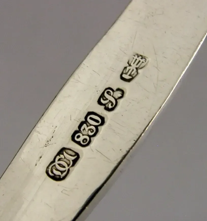 Pelle à gâteau Dargestil Norway en argent massif, David Andersen, vers 1900, Arts & Crafts, 108 g photo buy