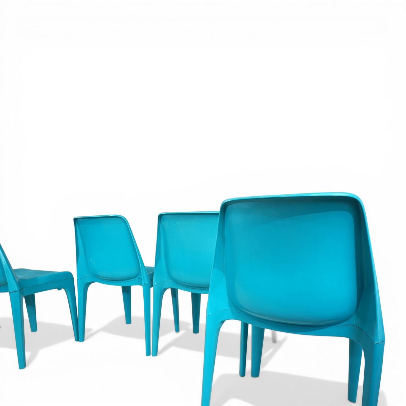 photo for sale Set Of 4 Schröder & Henzelmann Space Age Dining Chairs, 1970