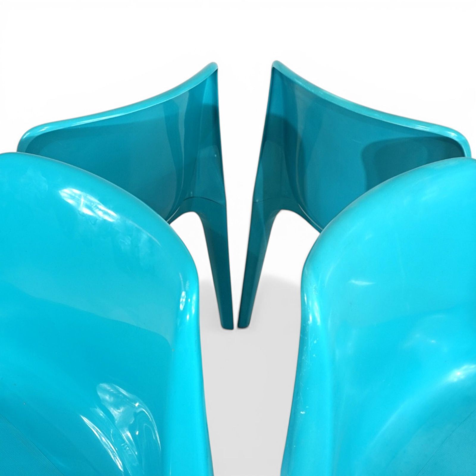 photo buy Set Of 4 Schröder & Henzelmann Space Age Dining Chairs, 1970