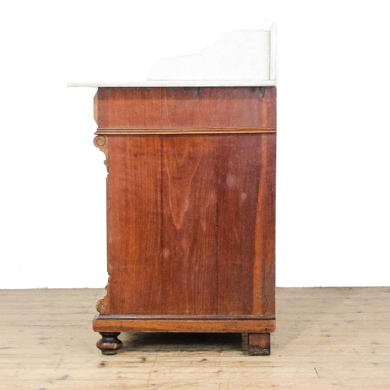 Antique Marble Top Continental Chest Of Drawers | Antique Storage | Bedroom Drawers | Antique Chest Of Drawer photo vintage