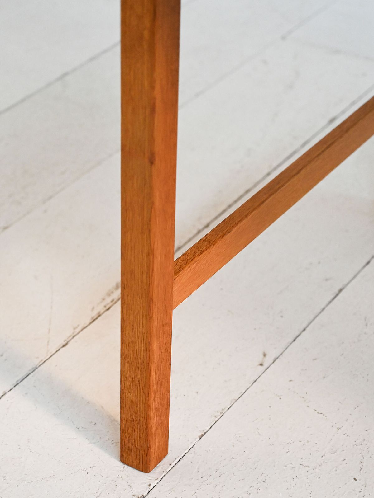 Extendable Scandinavian Teak And Oak Table From The 1960s photo vintage