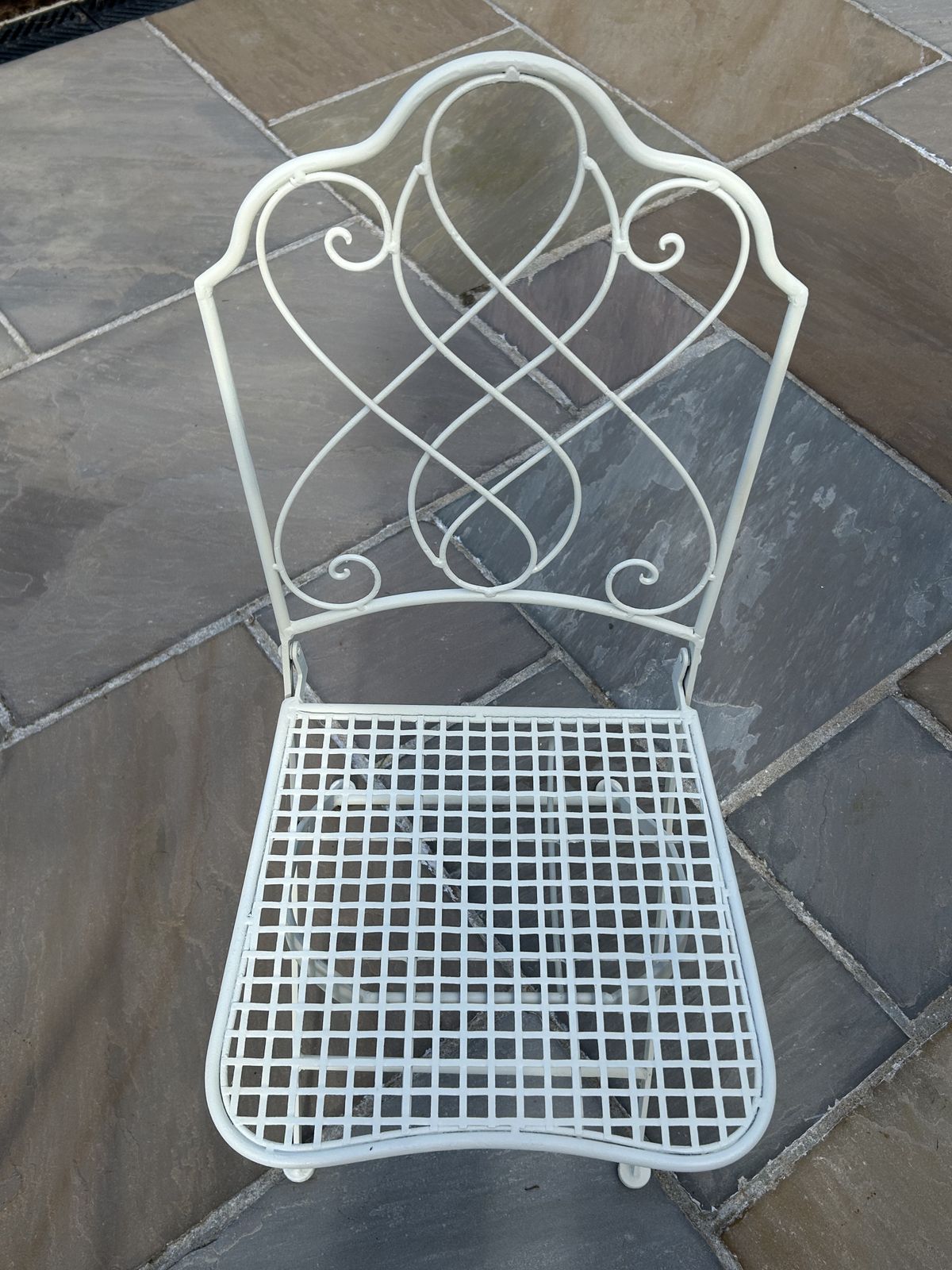 Refurbished Vintage French Bistro Set photo furniture
