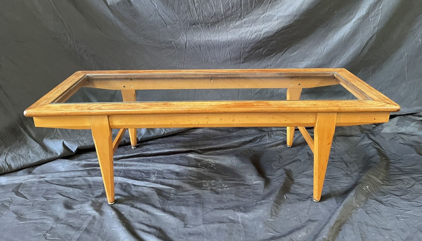 Mid Century Teak & Glass Coffee Table – G Plan Fresco Style, 1960s photo furniture
