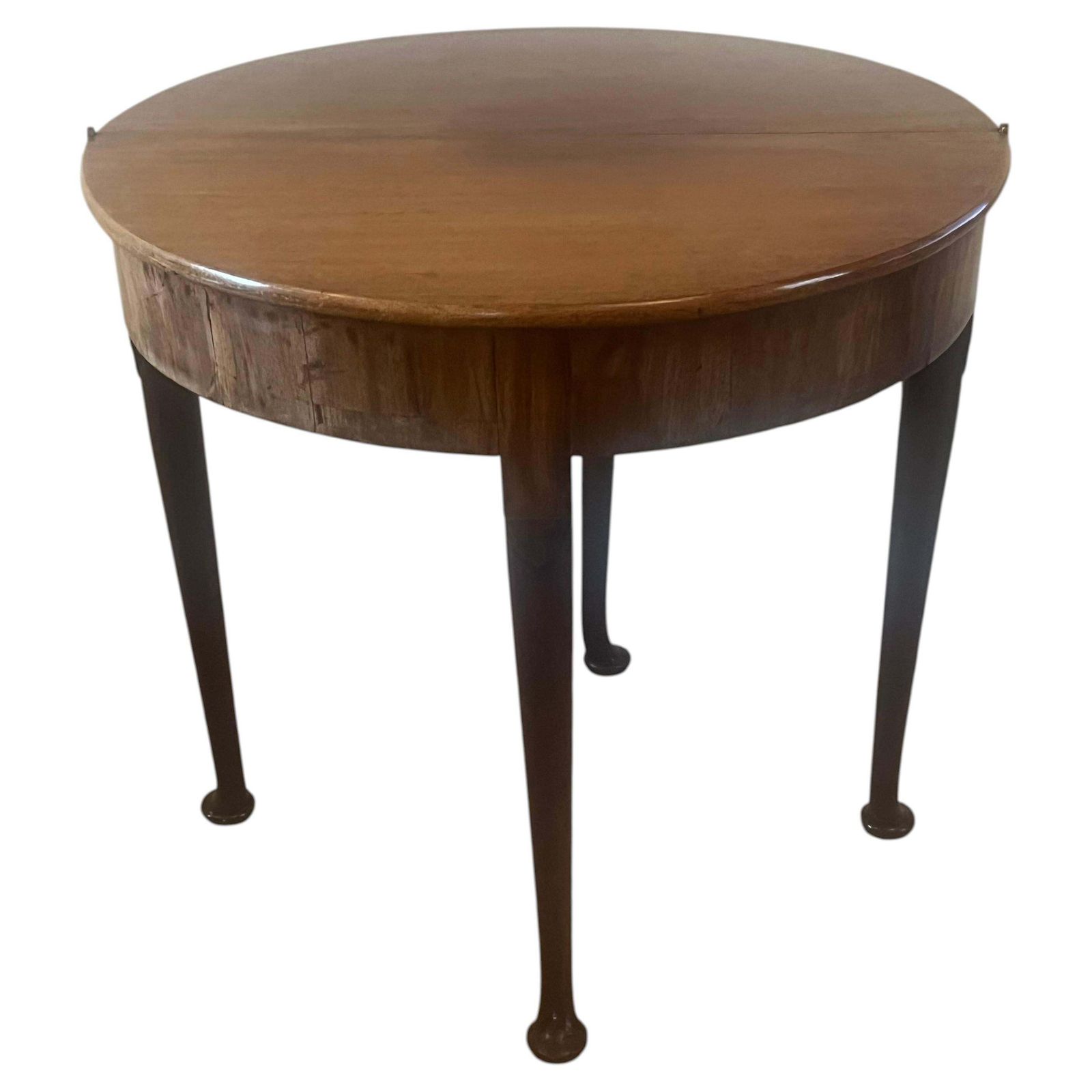 George 1st Folding Card Or Tea Table , Opening To Circular Form, English Ca 1720 photo furniture