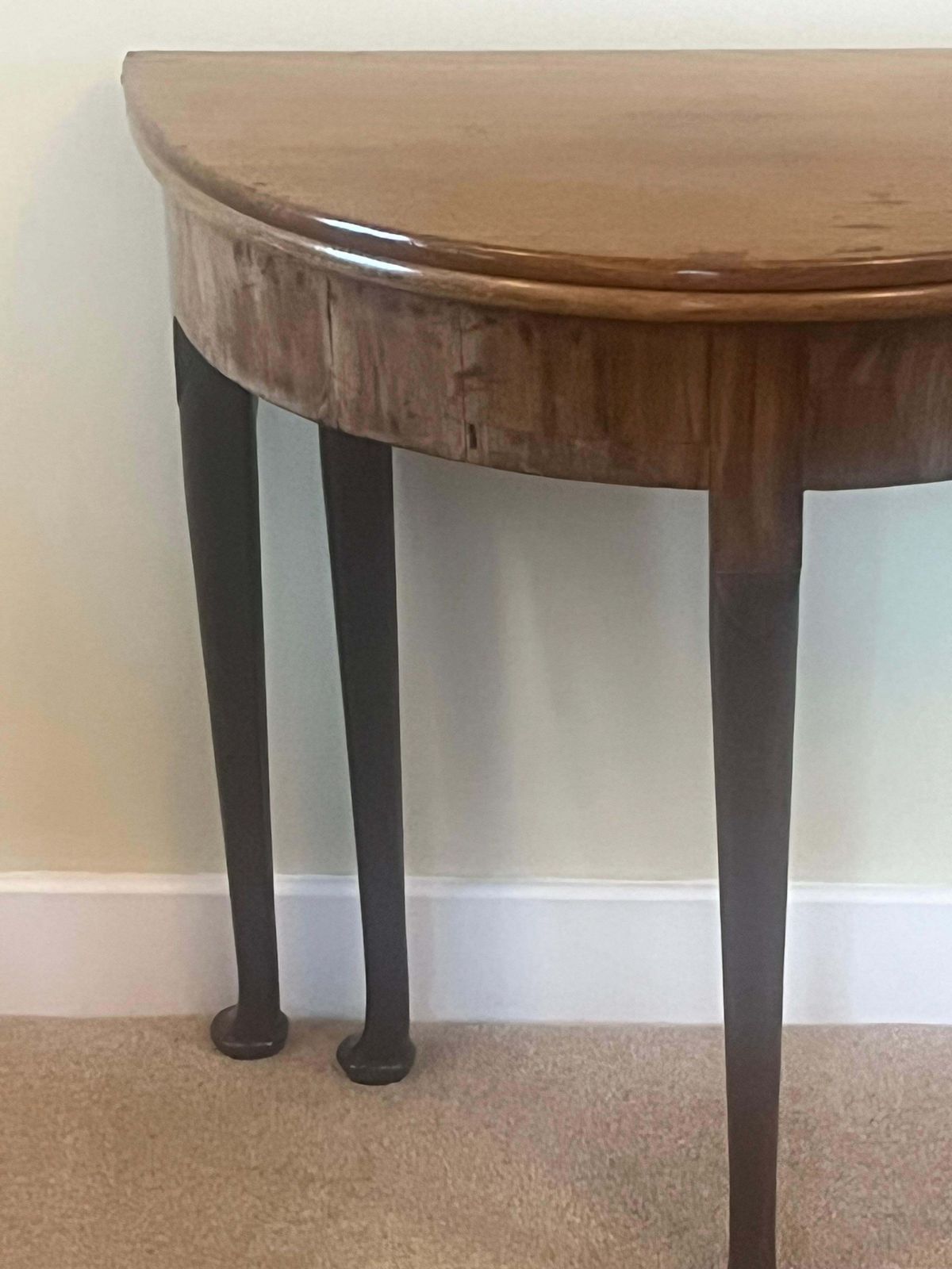 George 1st Folding Card Or Tea Table , Opening To Circular Form, English Ca 1720 photo Furniture