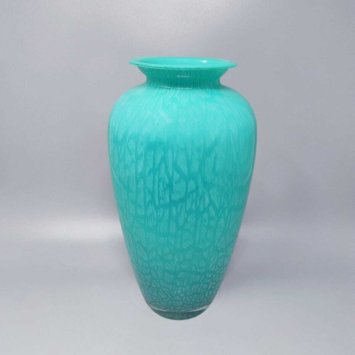1970s Exquisite Handcrafted Murano Vase By V.A.M. In Murano Glass. Made In Italy photo furniture