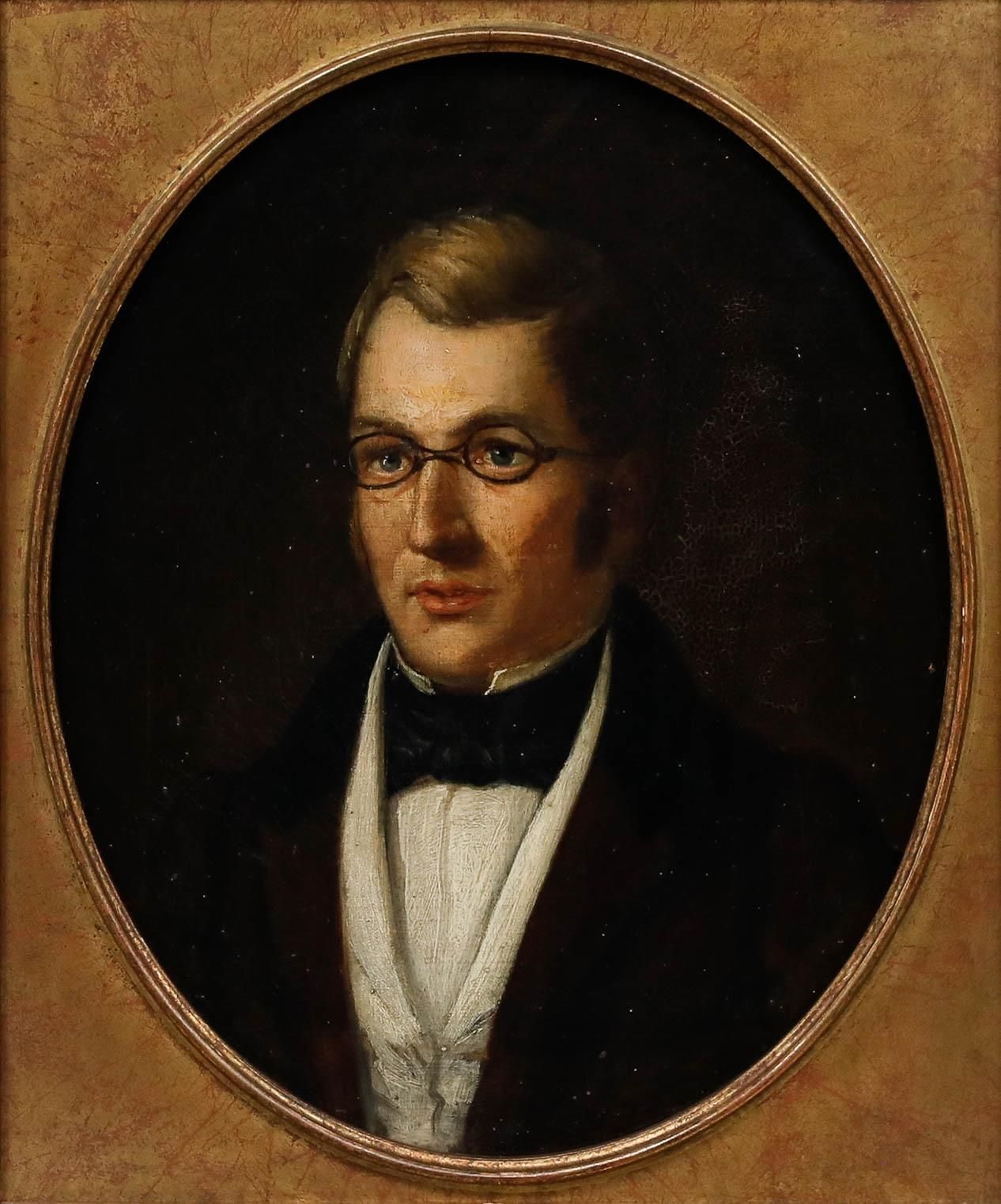 Framed 19th Century Oil Portrait Of A Gentleman photo furniture