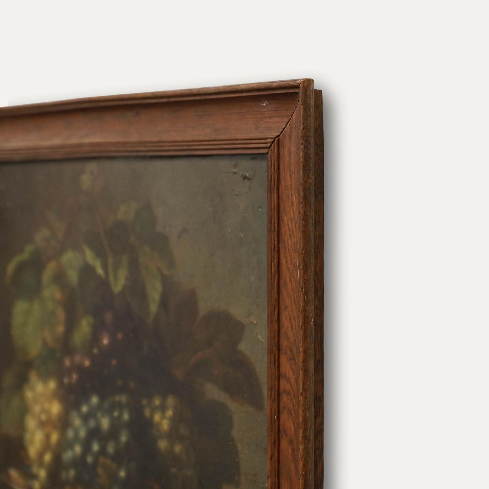 B. Pollet Framed Late 19th Century Oil, Still Life Of Grapes & Peaches photo 325.0