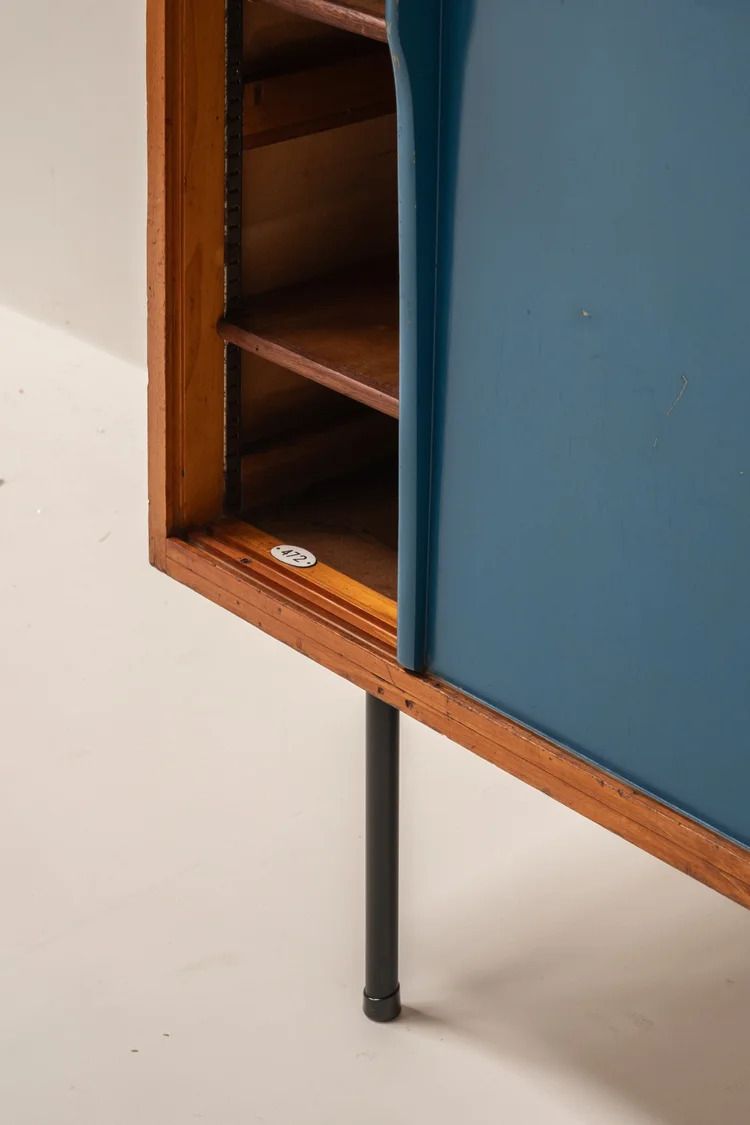Exceptional French Mid Century Cabinet, 1950s photo Furniture