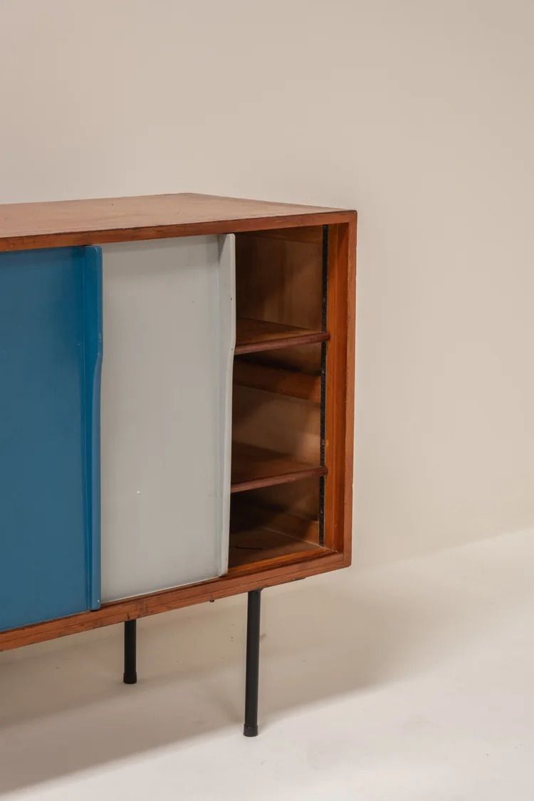 Exceptional French Mid Century Cabinet, 1950s photo vinterior