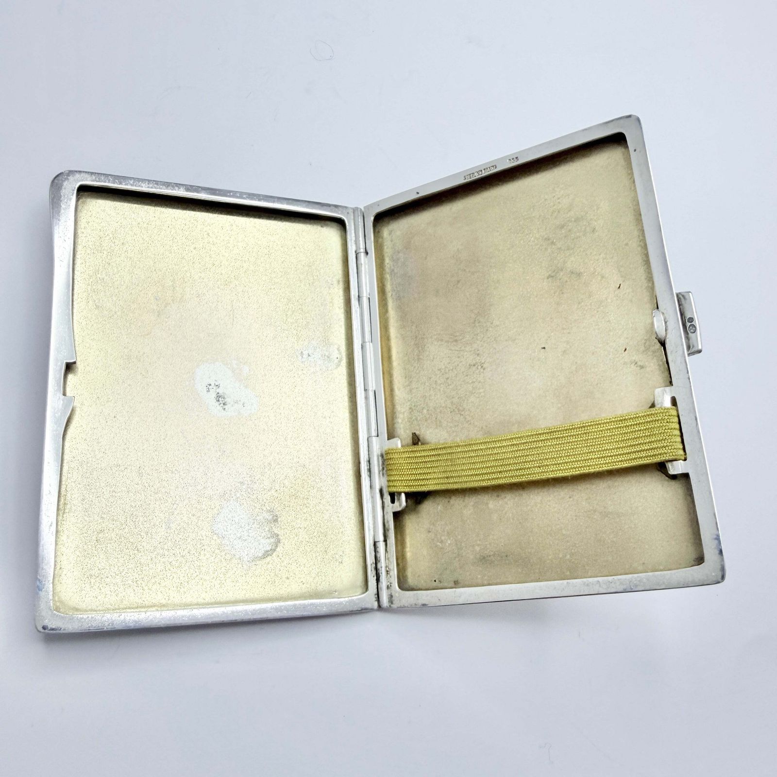Austria Ca 1930. Vintage Art Deco Sterling 935 Silver Cigarette Case. photo buy