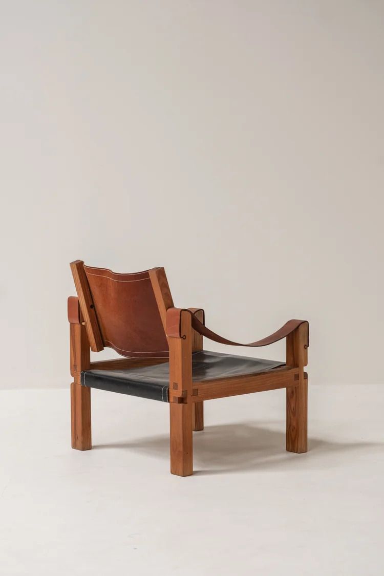 Pair Of S10 Sahara Chairs By Pierre Chapo photo Furniture