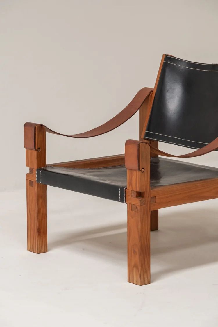 Pair Of S10 Sahara Chairs By Pierre Chapo photo buy