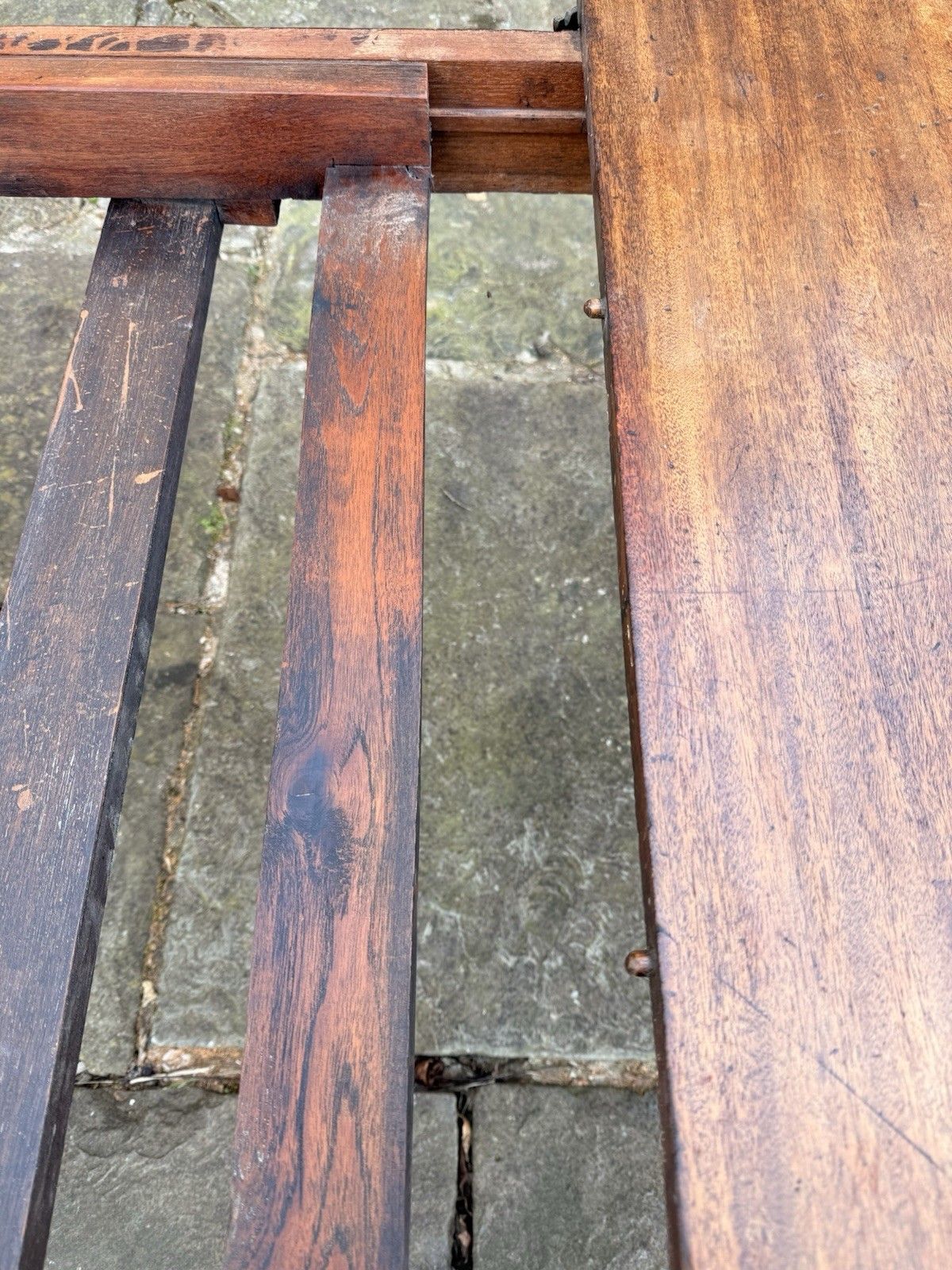 photo vinterior Original English Country Antique Rustic Telescopic Extending Dining Table 1850c