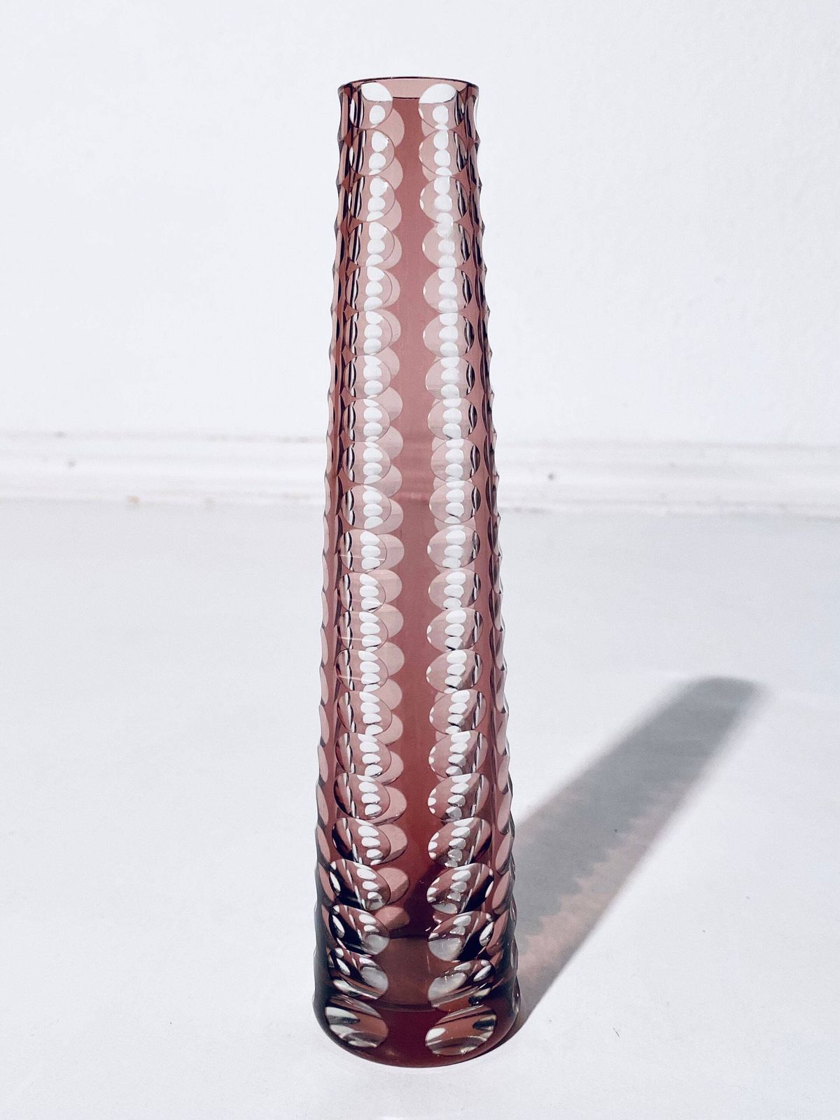 1920s Amethyst Carl Hosch Glass Vase Art Deco Steinschönau Bohemia / Antique Decor photo Home Decor