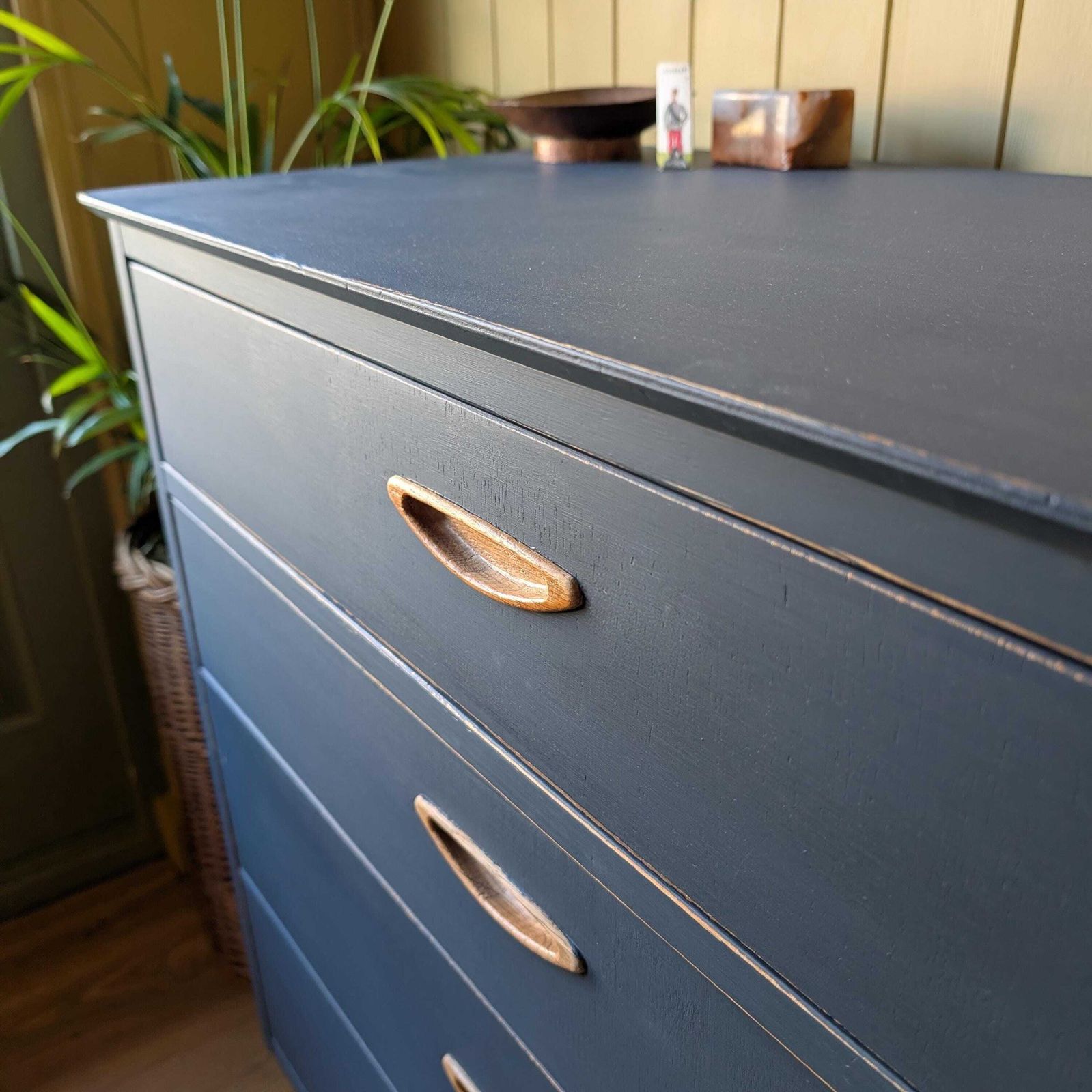 Painted Mid Century Chest Of Drawers photo vinterior
