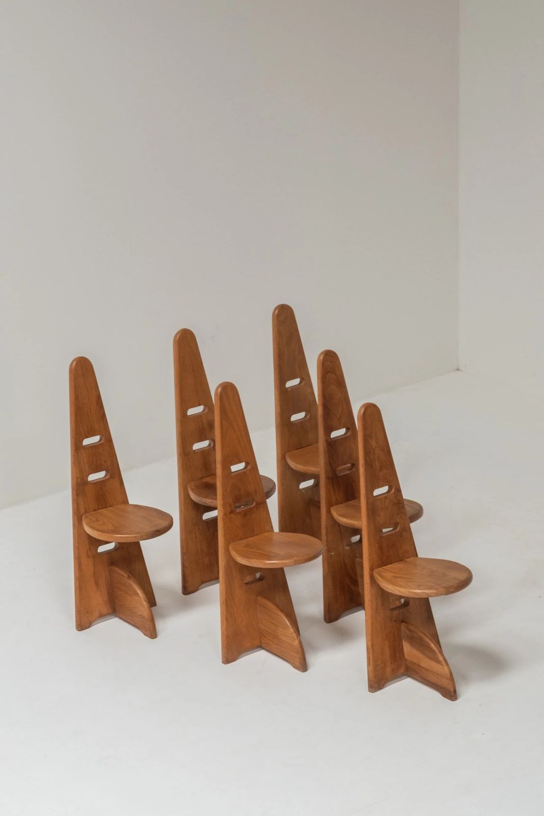 Set Of Six Chairs In The Style Of Gijs Boelaars