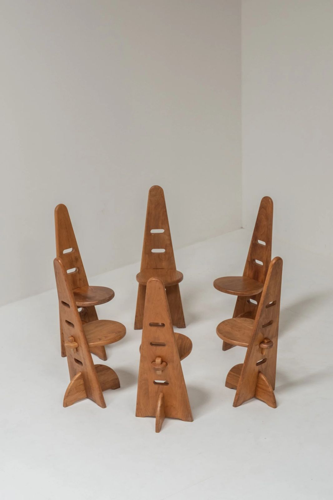 Set Of Six Chairs In The Style Of Gijs Boelaars photo for sale