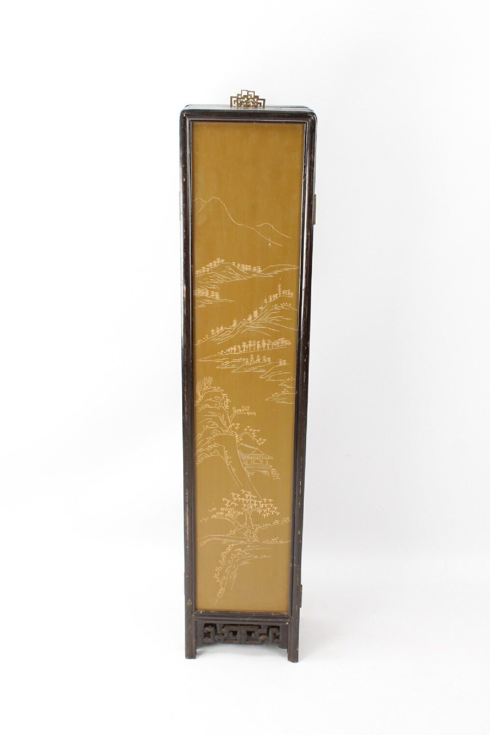 Antique Chinese Folding Fire Screen photo vinterior