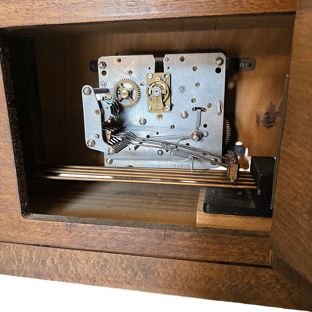 Pendule de cheminée Art Deco Westminster française, années 1930 photo 135.0